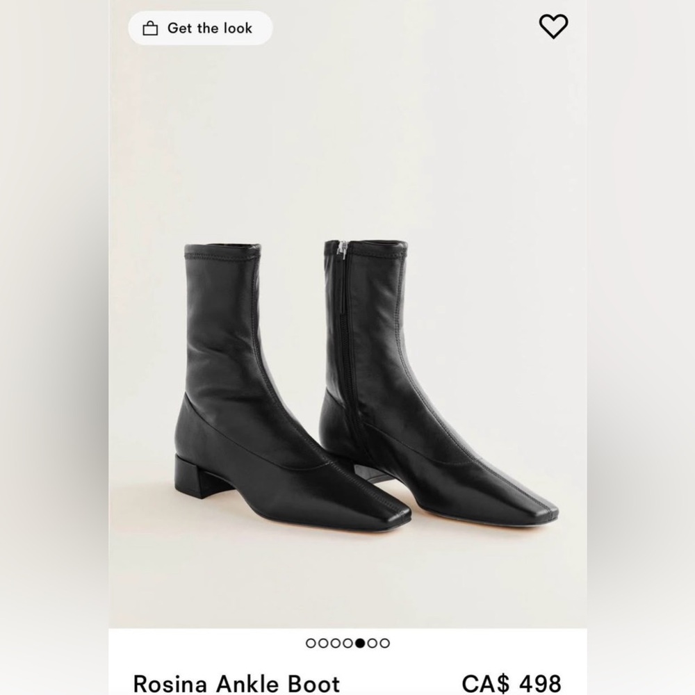 Reformation Rosina Ankle Boot - Size 7